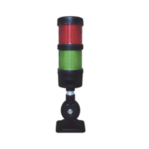 Torre LED indicadora / 2 niveles / Rojo-Verde / Buzzer 85 dB / 24 VCD / 60 mm / IP53