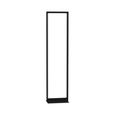 Rack 2 Postes / 45 UR / 19" EIA-310D / Carga 460 kg / Base L Anclaje a Piso / Acero Calibre 11 y 14