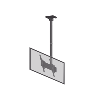 Soporte de Techo para Pantalla / 32" a 75" / VESA 100x100 a 400x400 / Carga Máxima 50 kg (110 lbs) / Inclinación y Rotación