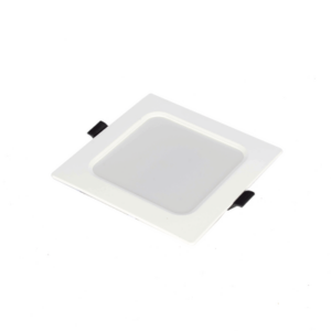 Spot LED Empotrable Cuadrado / 6 W / 420 lúmenes / Luz Fría 6000 K / Ángulo 120° / 25000 hrs / IP20 / 110 VCA
