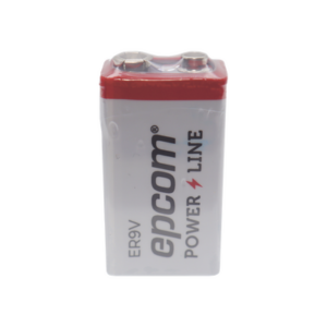 Batería de Litio 9V / 1200 mAh / Cloruro de Tionilo / No Recargable / Operación -60°C a +85°C / Acero Inoxidable