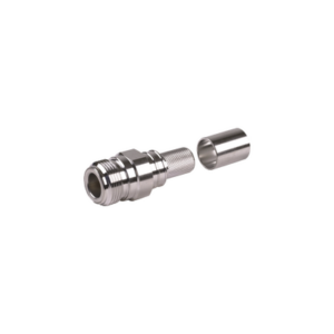 Conector N Hembra / Plegable con Pin Cautivo / 50 Ohms / VSWR 1.3 / Hasta 6 GHz / Para RG-8, LMR-400, CNT-400