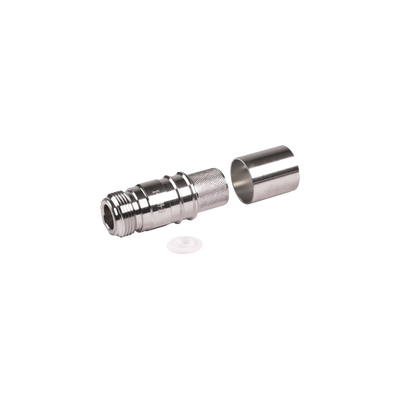 Conector Coaxial N Hembra / Plegable / Pin Cautivo Sin Soldadura / 50 Ohm / Para Cable LMR600-LP600