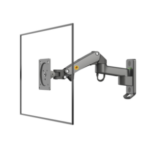 Soporte de Pared para Monitor / 17" a 35" / Carga 12 Kg (26.4 lbs) / VESA 75x75 y 100x100 / Inclinación -30° a +85° / Rotación 360° / Acero