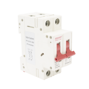 Interruptor Termomagnético DC / 2 Polos / 20 A / 800 VCC / Curva C / 6 kA / Riel DIN