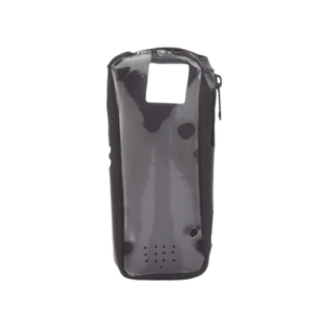 Funda Reforzada en Piel para Cinto, con Cierre y Amplio Visor Frontal Transparente para Radios Aéreos IC-A25.