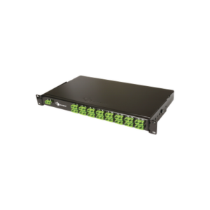 Splitter PON Tipo Panel / 1x32 / Conectores SC/APC / 1UR / 19" Rack (482.6mm) / -40°C a +85°C / Negro
