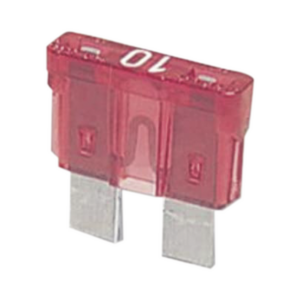 Fusible Automotriz / 10A / 32V DC / 19 x 8.7 mm / Tipo Clavija