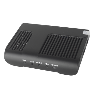 Adaptador de Teléfono Analógico (ATA) con 1 puerto FXS y 1 puerto FXO de Supervivencia (Cuando No Hay Red VoIP)
