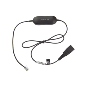 Cable Adaptador de Auricular / Conector QD a RJ-9 / 8 Configuraciones / Amplificación de Micrófono / 80 cm (2.6 ft) o 200 cm (6.6 ft)