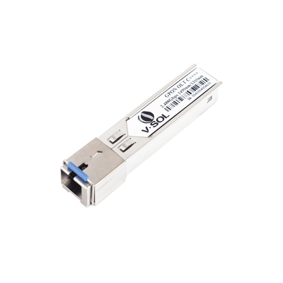 Módulo SFP GPON / Clase C++++ / 2.5 Gbps TX / 1.25 Gbps RX / Alcance 20 km (65,616 ft) / 9 dBm Potencia Óptica / DDM Digital