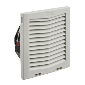 Ventilador con Filtro de Montaje Lateral / 159 CFM / 115 Vca / Diseño Click-Fit / Rejillas con Bisagra / Color Gris Claro