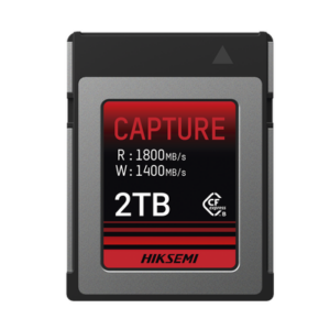 CFexpress Tipo B / 2 TB / 1800 MB/s Lectura / 1600 MB/s Escritura / PCIe Gen 3×2 / 3D TLC NAND