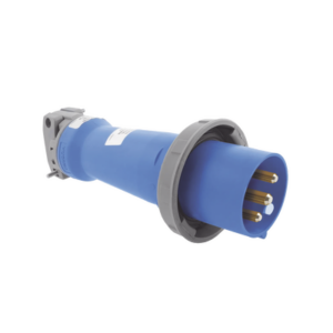 Clavija industrial / 30 A / 250 V CA / 2 Polos 3 Hilos / IP67 e IP69K / -40°C a 75°C / 0.98 ft cable