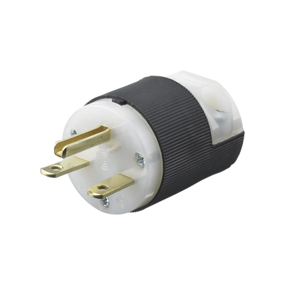 Clavija Industrial / 15A / 250V / NEMA 6-15P / 2 Polos 3 Hilos / Policarbonato