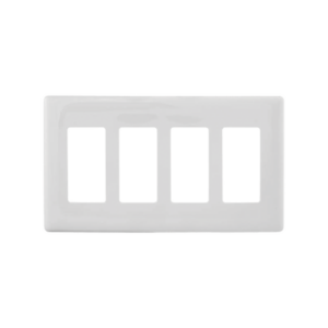 Tapa 4 Multigang/ Color Blanco.