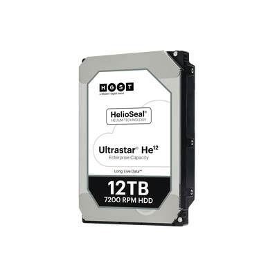 Disco Duro Enterprise / 12 TB / SATA III 6 Gb/s / 256 MB Cache / HelioSeal / 550 TB/año / 24x7x365