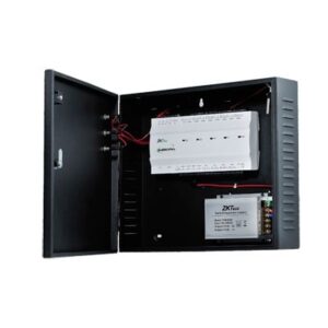 Controlador de Acceso / 2 Puertas / 20,000 Huellas / 30,000 Tarjetas / TCP/IP / Wiegand / Gabinete Metálico con Fuente 12V/5A