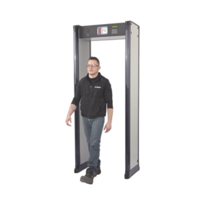 Arco Detector de Metales / 18 Zonas de Detección / Sensor IR Antifalsas Alarmas / Certificación FAA / Cumplimiento NILECJ 0601.00 Niveles 1-5 / Anclaje para Piso