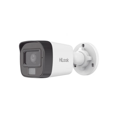 Cámara Bala IP / 2 Megapixel / Dual Light 20 m (65.6 ft) IR + 15 m (49.2 ft) Luz Blanca / Ángulo 101° / AcuSense Lite / IP67 / PoE