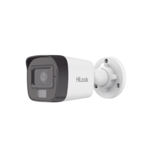 Cámara Bala IP / 4 Megapixel / Dual Light 20 m (65.6 ft) IR + 15 m (49.2 ft) Luz Blanca / Lente 2.8 mm / 104° / IP67 / PoE / Audio Integrado