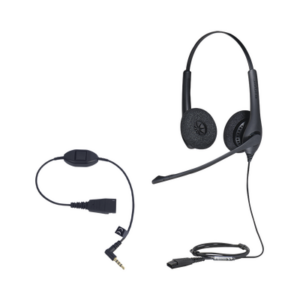 Kit Diadema Profesional / Cancelación de Ruido / Conexión QD y 3.5 mm / Brazo 270° / DSP / PeakStop
