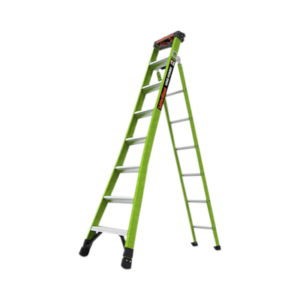 Escalera de Tijera 3 en 1 de 2.44 Metros, Fibra de Vidrio (SKU13908-001). Hecha en E.U.A. (Versión 2.0)