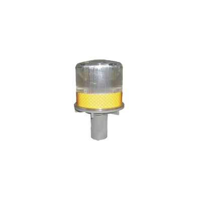 Luz solar de advertencia / LED ámbar / Panel 0.3W / Respaldo 120h / 0.59 lb