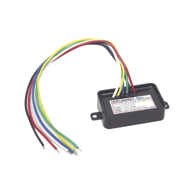 Flasheador LED / Control de 20 Cabezales / 12 Patrones Programables / IP67 / 12V DC / 3 x 2 x 1 pulgadas