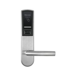 Cerradura para Hotel / Lector MIFARE 13.56 MHz / Estándar Americano 5 Pestillos / Aleación de Zinc / 224 Eventos / Backset 62.5 mm