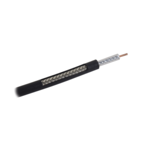 Cable Coaxial / 50 Ohm / Baja Pérdida 7.8 dB a 450 MHz / Frecuencia 6 GHz / Blindaje >90 dB / 305 m (1000 ft)
