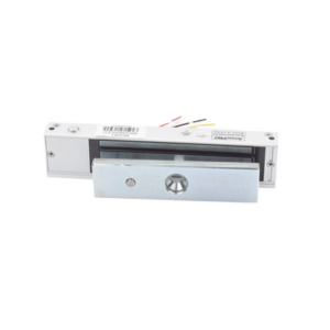 Chapa Magnética Electromagnética / 350 lbs (158.8 kg) / LED Estado / 12/24 VCC / Sensor NO/COM / Interior