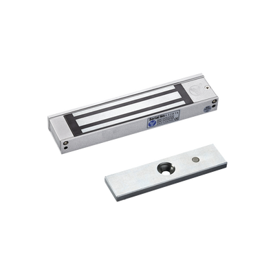 Chapa Magnética / 350 lbs (158.8 kg) / Voltaje Dual 12/24 VDC / Sensor de Estado NO/COM / Aluminio Anodizado / Interior