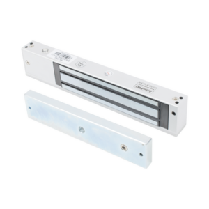 Chapa Magnética Electromagnética / 280 kg (617.3 lbs) / LED Ultra-Brillante / Sensor de Estado / 12/24 VCC / Aluminio Anodizado
