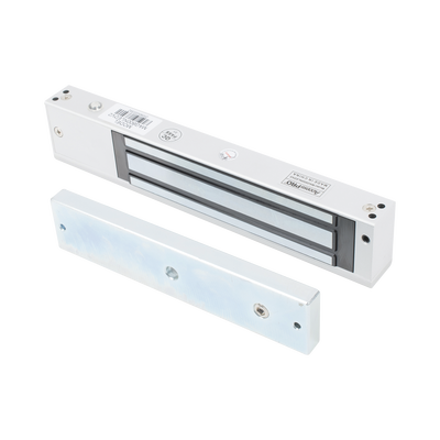 Chapa Magnética Electromagnética / 280 kg (617.3 lbs) / LED Ultra-Brillante / Sensor de Estado / 12/24 VCC / Aluminio Anodizado