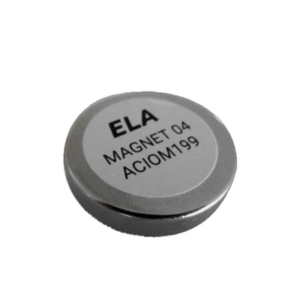 Imán Permanente para Sensor Magnético / Detección hasta 12 mm / Adhesivo Delrin / Ø40 mm + Ø30 mm