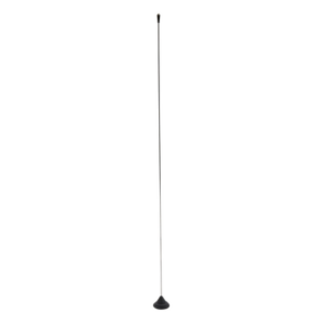 Antena Móvil VHF / Rango 152-162 MHz / Potencia 150 W / Longitud 45.7 cm (18 in) / Ganancia Unitaria / Acero Inoxidable