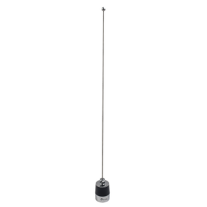 Antena Móvil VHF / Rango 144-174 MHz / Ganancia 3 dBi / Potencia 200 W / Longitud Ajustable 132 cm (51.2 in) / Montaje NMO 3/4'