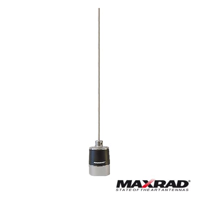 Antena Móvil VHF / Rango 132-174 MHz / Ganancia 3 dBi / Potencia 200 W / Longitud 147 cm / Conector NMO 3/4"