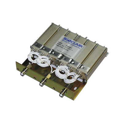 Duplexer Móvil / 155-174 MHz / 6 Cavidades / Separación 15-18 MHz / 50 Watt / BNC Hembras / 1.08 x 5.22 x 5.84 ft