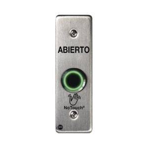 Botón de Salida NoTouch / Sensor IR / Acero Inoxidable 304 / Contacto Seco / LED Dual / Montaje Delgado 0.26"