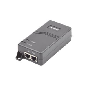 Inyector PoE / IEEE 802.3at/af / Gigabit / 30 W / 50-54 VDC / 100-240 VAC / 0 a 50 °C