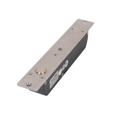 Cerradura de Perno Electromagnética / 2000 kg de Fuerza de Sujeción / Fail Secure / Sensor de Puerta / Retardo Ajustable 0-9 s / Aluminio Anodizado