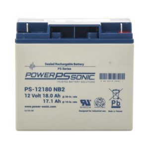 Batería de Respaldo AGM/VRLA / 12V / 18AH / Terminales NB2 / Vida Útil 5 Años / Libre de Mantenimiento
