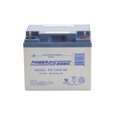Batería de Respaldo AGM/VRLA / 12V / 40 Ah / Vida Útil 5 Años / Terminales NB / UL Reconocida