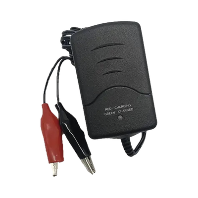 Cargador de Baterías SLA/VRLA / 12V / 2 a 5Ah / Doble Velocidad Automática / Entrada Universal 100-240VCA / Pinzas de Cocodrilo