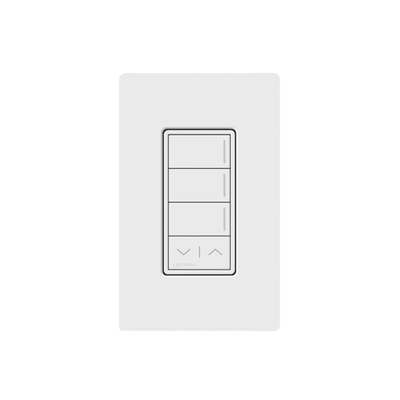 Botonera de Pared / 3 Botones de Escena / Barra Subir/Bajar / Retroiluminada / RF Clear Connect Type X / 120-277 V