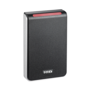 Lector de Control de Acceso / Multitecnología SEOS, iCLASS, MIFARE, HID Proximity / Interfaz Wiegand y RS-485 / Montaje en Marco o Superficie Plana / LED Tricolor y Audio