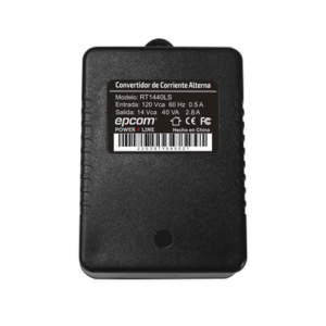 Transformador de alimentación / 14 VAC / 40 VA / 120 VCA entrada / 102.5 x 68 x 58 mm / -10°C a 45°C