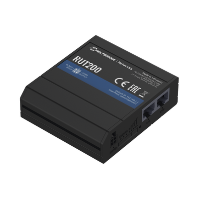 Router Industrial LTE 4G / 150 Mbps Cat 4 / 2 Puertos Ethernet 10/100 / WiFi 2.4 GHz / Montaje Riel DIN / -40°C a 75°C (-40°F a 167°F)